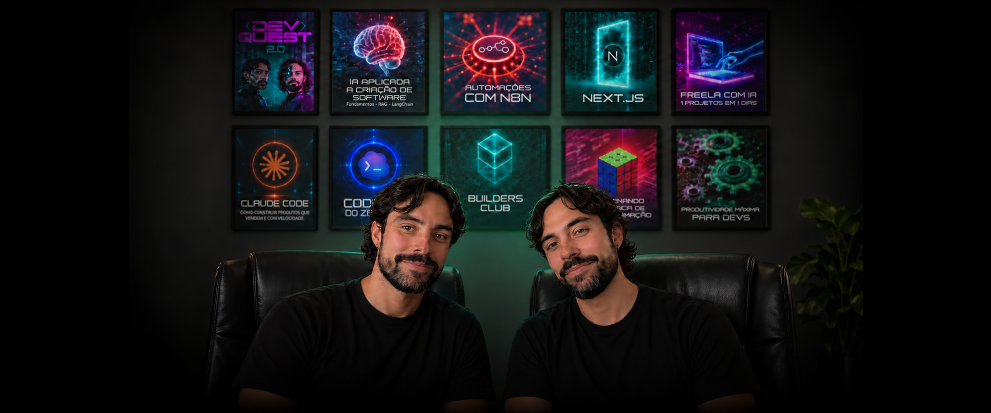 Roberto e Ricardo Dias à frente das formações da Black em Dobro Infinita